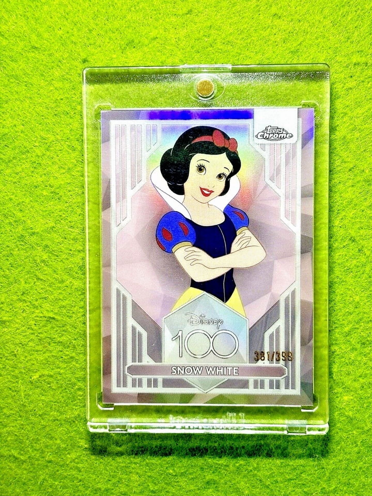その他 2023 Topps Chrome Disney100 ROZ pink 399 Snow White DISNEY 100 PINK REFRACTOR # /399 SP CARD 2023 Topps