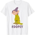 thumbnail image 1 of Snow White Dopey Hashtag Portrait DTG Print Unisex T-Shirt, 1 of 5