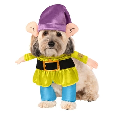 Disney Snow White Dopey Pet Costume for Dogs or Cats by Rubies, Small
