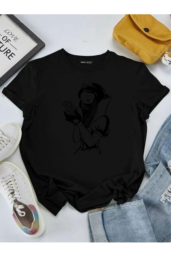 Snow White Grenade Art Mashup Funny Dark Humor Graphic Design Unisex tee V50904, for men & women, up to size 5XL