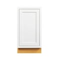 thumbnail image 1 of Snow White Inset Shaker Trash Can Pull Out Base Cabinet 18", 1 of 8
