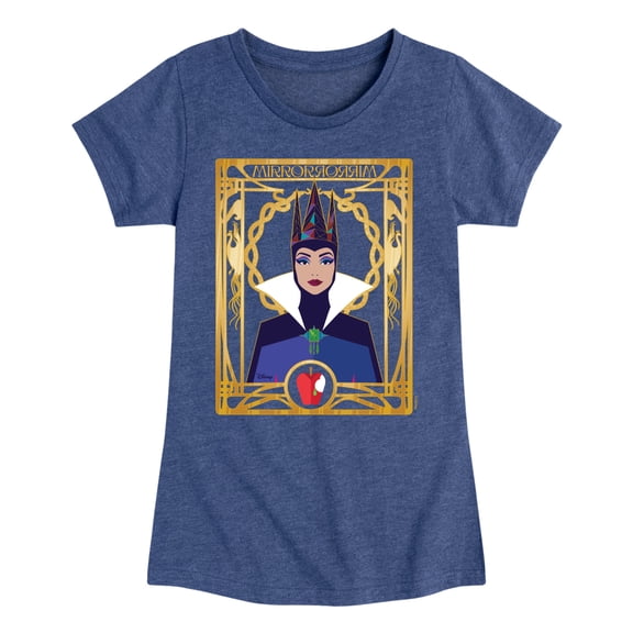 Snow White - Mirror Mirror Witch - Toddler And Youth Girls Fitted Short Sleeve Tee