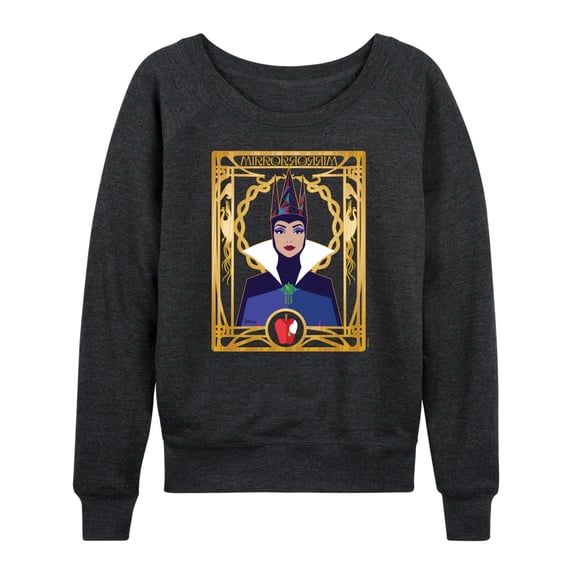 Snow White - Mirror Mirror Witch - Women's French Terry Long Sleeve Pullover