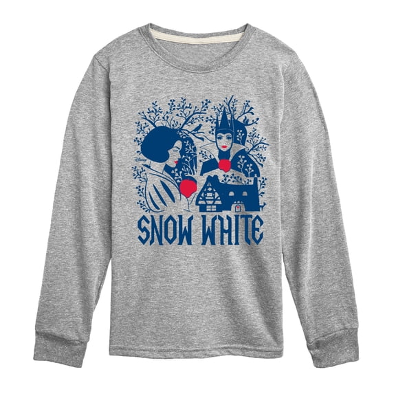 Snow White - Pattern - Toddler And Youth Long Sleeve Tee