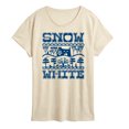 thumbnail image 1 of Snow White - Scandinavian Women's Short Sleeve Graphic T-Shirt, 1 of 4