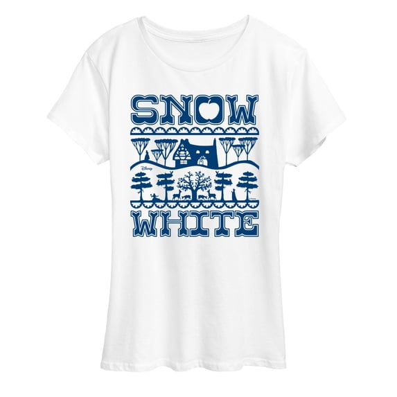 Snow White - Scandinavian Women's Short Sleeve Graphic T-Shirt