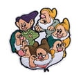 thumbnail image 1 of Snow White Seven Dwarfs Characters 4 inches Tall Embroidered Patch, 1 of 1
