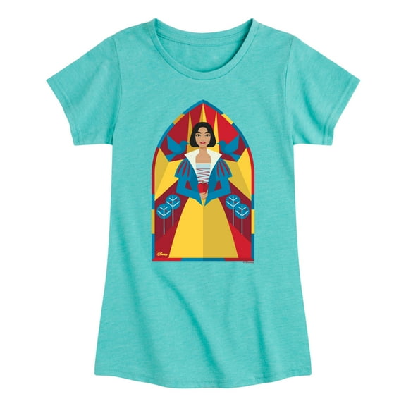 Snow White - Stained Glass - Toddler And Youth Girls Fitted Short Sleeve Tee