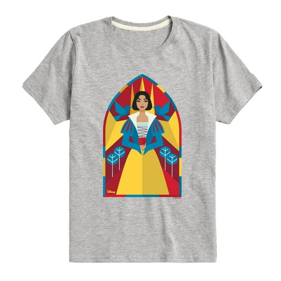 Snow White - Stained Glass - Toddler And Youth Short Sleeve Tee