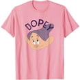 thumbnail image 1 of Snow White & The Seven Dwarfs Dopey Face DTG Print Unisex T-Shirt,Light Pink Color,Size 5XL, 1 of 5