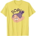 thumbnail image 1 of Snow White & The Seven Dwarfs Dopey Face DTG Print Unisex T-Shirt, 1 of 5