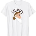 thumbnail image 1 of Snow White & The Seven Dwarfs Grumpy Face DTG Print Unisex T-Shirt, 1 of 5