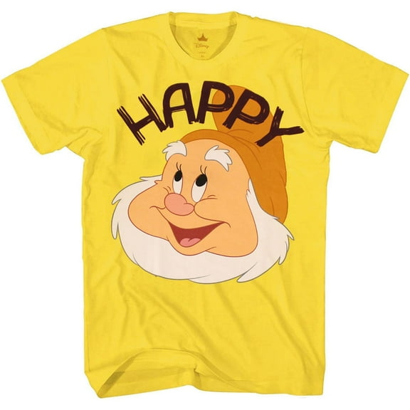 Snow White and Seven Dwarfs Happy Face T-Shirt