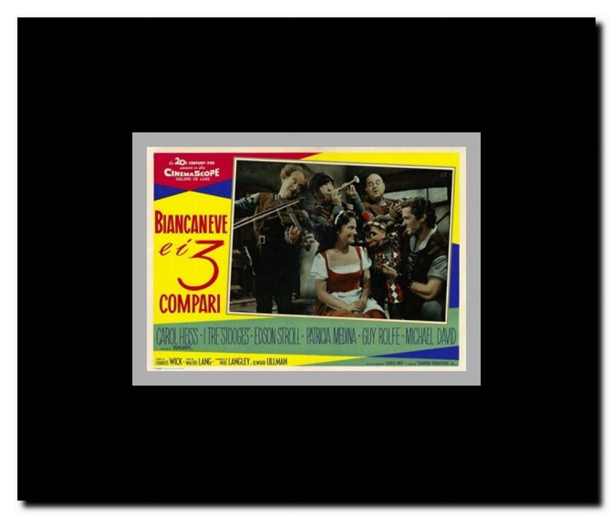 Snow White and the Three Stooges Framed Movie Poster