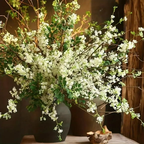 Snow Willow Branches, Living Vase Filler Decor | 25-30 Inches Tall - 100% All Natural. - Event or Wedding Decoration (30 Branches)