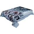 thumbnail image 1 of Snow Winter Christams Tree Frost Deer Tablecloths Waterproof Kitchen Items Coffee Table For living Room Home Decor Dining Table, 1 of 7