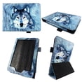 thumbnail image 1 of Snow Wolf Case for All-New Kindle Paperwhite 6 Inch (10th Gen, 2018 Release) - Premium Lightweight PU Leather Cover with Auto Sleep/Wake for Amazon Kindle Paperwhite 2018, 1 of 2