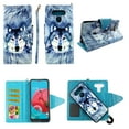 thumbnail image 1 of Snow Wolf Case for LG K51 / Q51 Magnetic Detachable Pu Leather Wallet Cover Flap Closure Snap-on Book Style Cases Card Holders Wrist Strap 2 in 1 Folio, 1 of 3