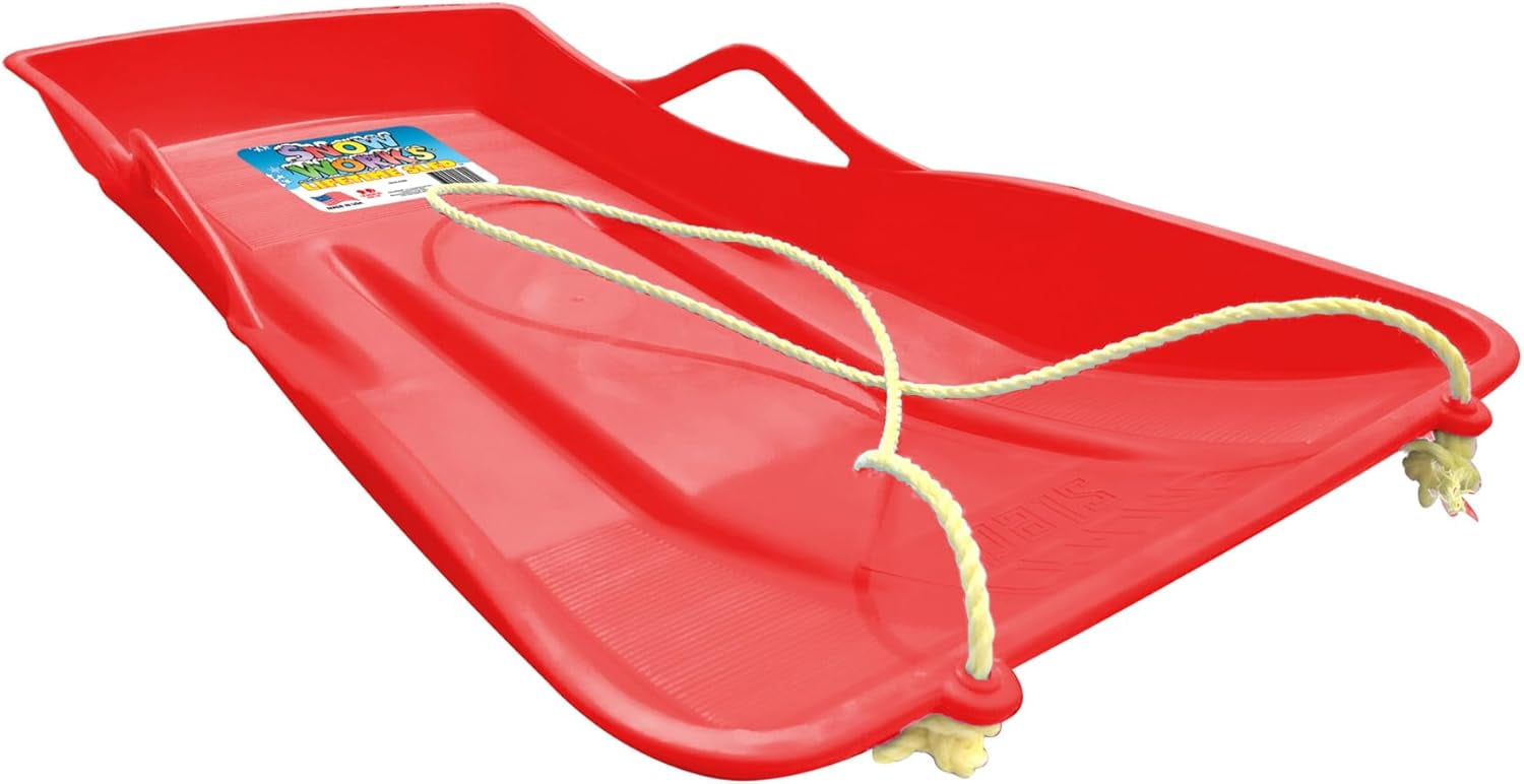 スキー SNOWBLEADES BY SNOWFEAT Snow Daze 2 Person Molded Sled 4 Handles - Walmart.com