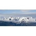 thumbnail image 1 of Snow covered mountains, Hurricane Ridge, Olympic National Park, Washington State, USA Poster Print (12 x 6), 1 of 1