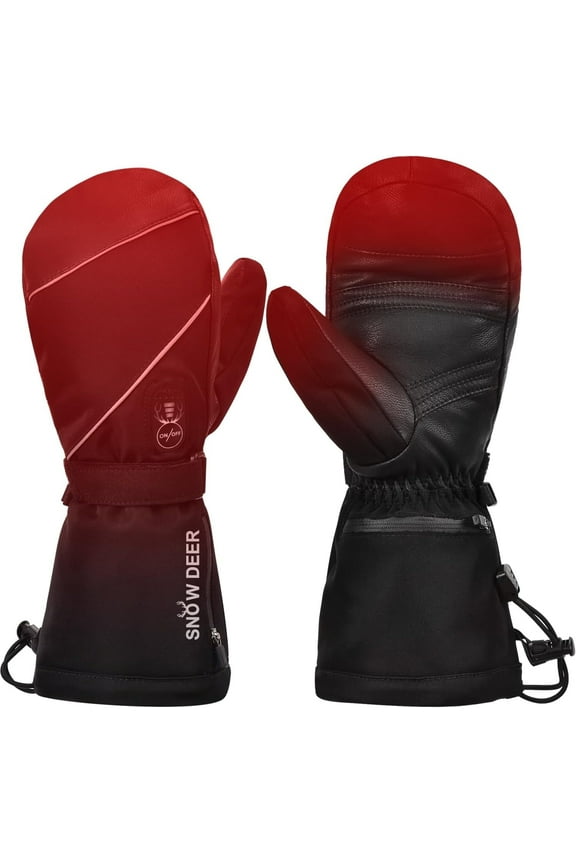 Unisex Heated Gloves 7.4V 2200mAh Electric Rechargeable Winter Warm Glove Liners for Arthritis Raynaud Thin Gloves Riding Ski Snowboarding Hiking Cycling Hand Warmers