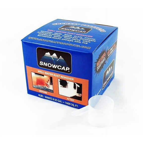 SnowCap Rust Stain Remover - 4LB Makes 8 Gallons of Biodegradable Solution