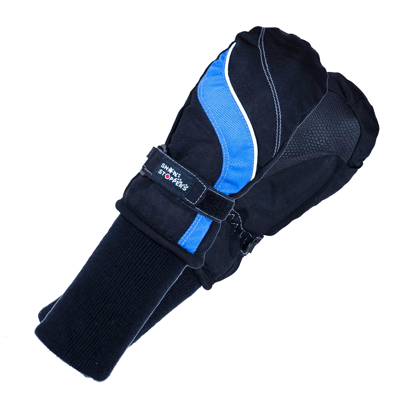 SnowStoppers Kids Ski & Snowboard Mittens (Extra Large, Blue)