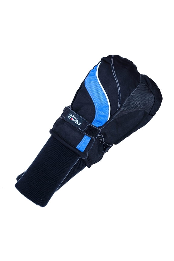 Kids Ski & Snowboard Mittens (Extra Large, Blue)