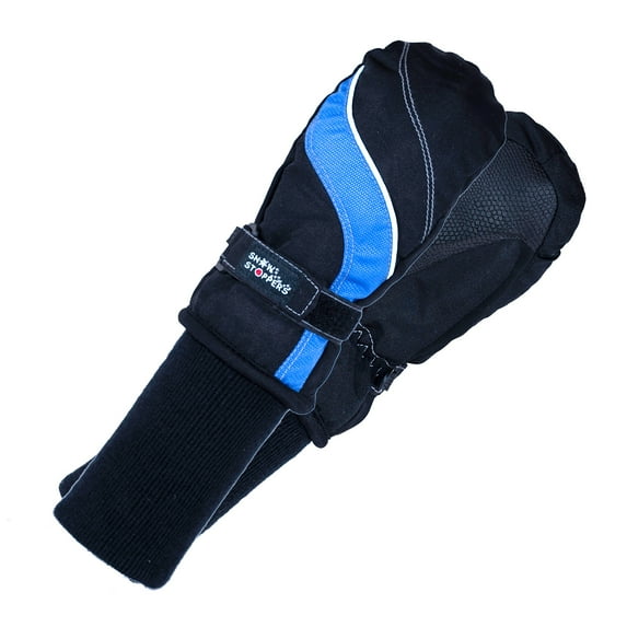 SnowStoppers Kids Ski & Snowboard Mittens (Small, Blue)