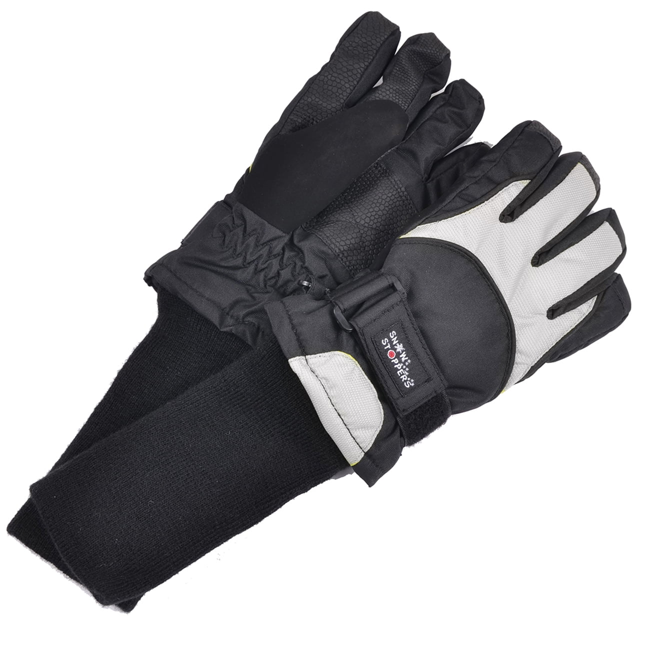 SnowStoppers Kids Ski & Winter Sports Gloves (Extra Large, Grey)