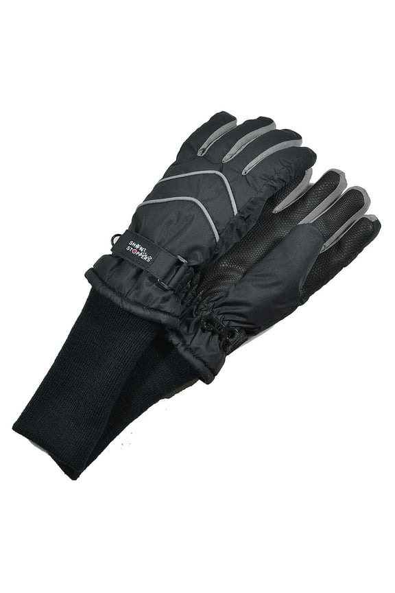 Kids Winter Gloves (Medium, Black)