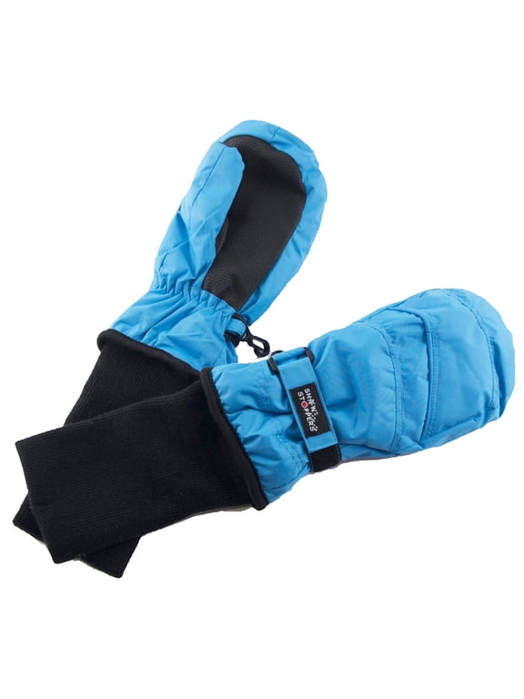 Original Kids Winter Mittens (Sky Blue, Large)