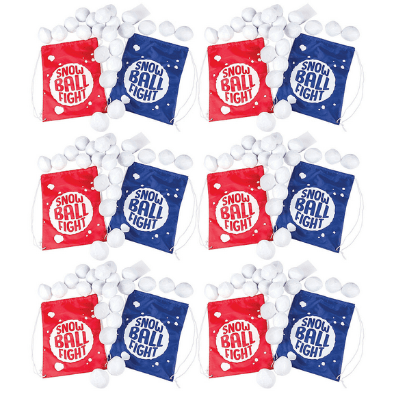 Snowball Fight Game for 12, Toys, Christmas, 12 Pieces