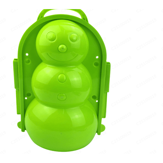 Snowball Maker Molds,Winter Outdoor for Christmas and Others festival Gift,Cute Snowball Maker Clip Tool,Suitable for Snow or Sand(6.7x8.7Inch Green)