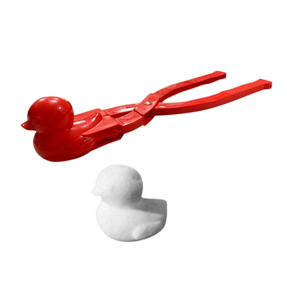 Snowball Maker Tool Duck Shape Snow Ball Tongs Clip With Handle