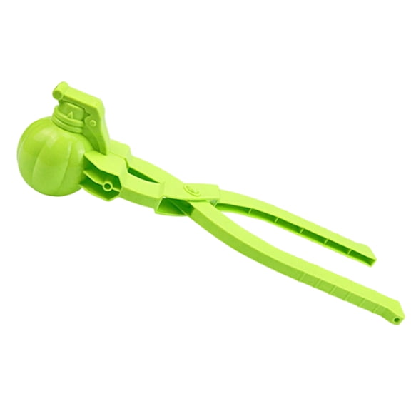 Snowball Maker Tool Outdoor Snow Sand Mold Clip for Winter Games and Fun Snow Fighting Activities with Durable Construction Green