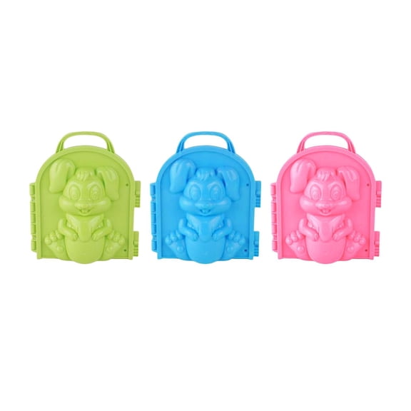 Snowball Mold Maker Tool – 8.2 x 6.8in Quick Shape Clips for Winter Snow and Sand Fun(Pink)