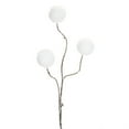 thumbnail image 1 of Melrose 31.5"H Snowball Garden Stake Set of 12 - Cotton/Plastic, 1 of 1