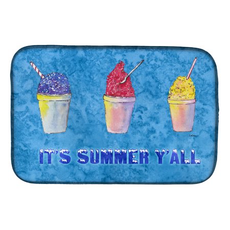Snowballs and Snowcones Dish Drying Mat