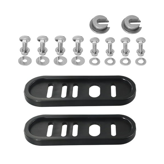 Snowblower Slide Shoes Replace 490-241-0010 for 31BM63P3 31AH55Q5 Snow Thrower Skid Shoe with Hardware Replacement Part