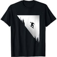 thumbnail image 1 of Snowboard Apparel - Snowboarding Snowboarder Snowboard T-Shirt Black Large, 1 of 3