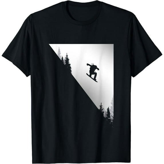 Snowboard Apparel - Snowboarding Snowboarder Snowboard T-Shirt Black Large