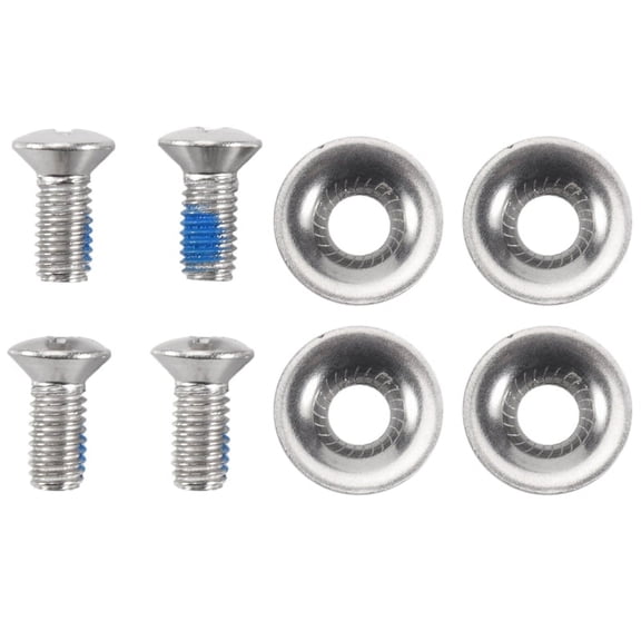 Snowboard Binding Screw Set Include 16 Pieces Snowboard Mounting Screws and 16 Pieces Snowboarding Screw Washers