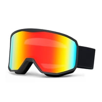 Snowboard Goggles Double Layers Ski Goggles Anti-fog Snow Goggles Windproof Snowboard Glasses for Men and Women