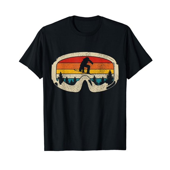 Snowboard Goggles Snowboarder Vintage Snowboarding T-Shirt