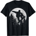 thumbnail image 1 of Snowboard Moon - Funny Freestyle Snowboarding Gift T-Shirt, 1 of 5