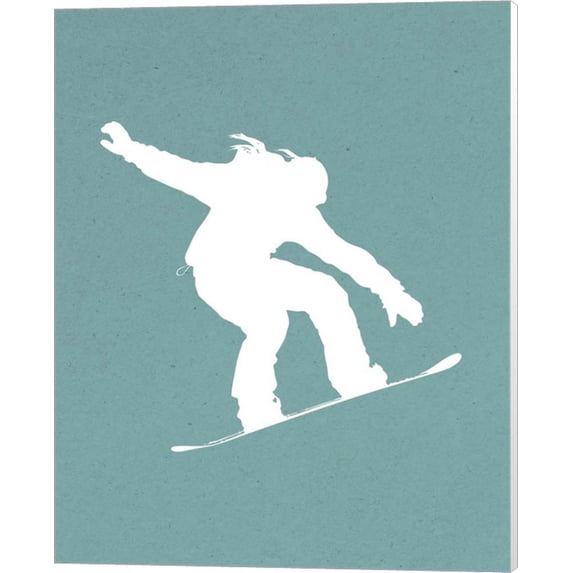 Snowboard On Part I by Sports Mania, Canvas Wall Art, 16W x 20H