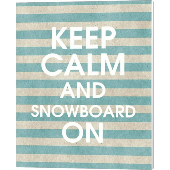Snowboard On Part II by Sports Mania, Canvas Wall Art, 16W x 20H