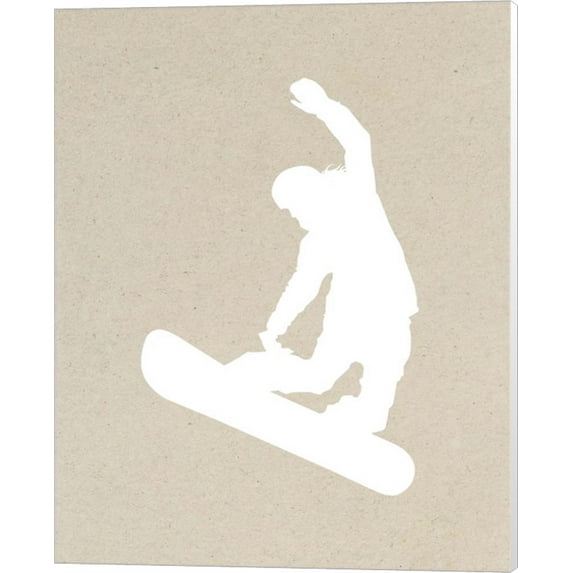 Snowboard On Part III by Sports Mania, Canvas Wall Art, 16W x 20H