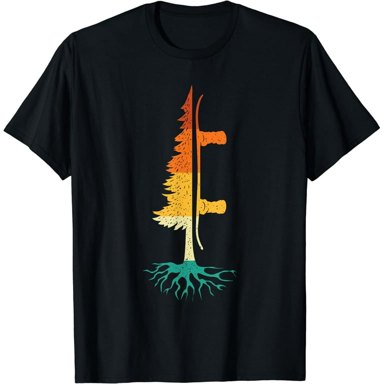 Snowboard T-Shirt : Pine Tree T-Shirt Snowboard T-Shirt : Pine Tree T-Shirt